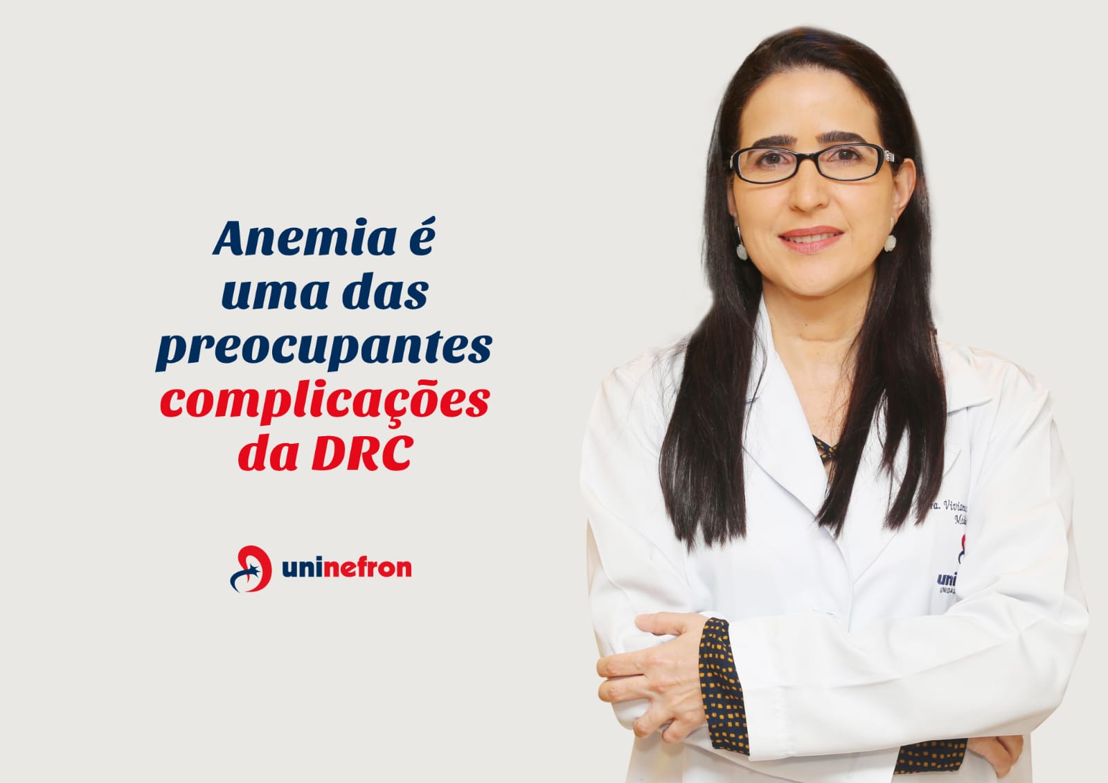 Anemia é uma das preocupantes complicações da doença renal crônica