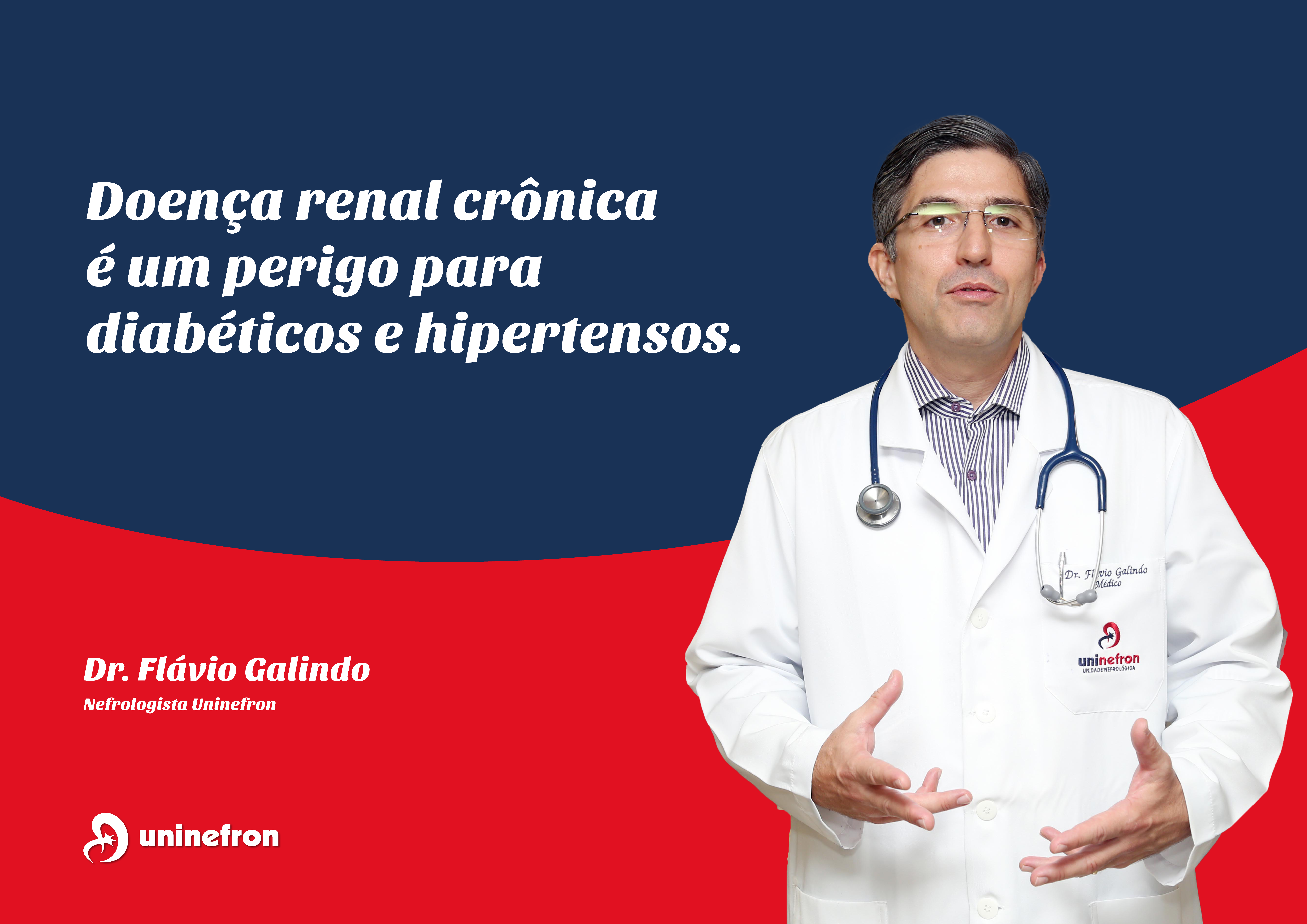 Doença renal crônica é um perigo para diabéticos e hipertensos