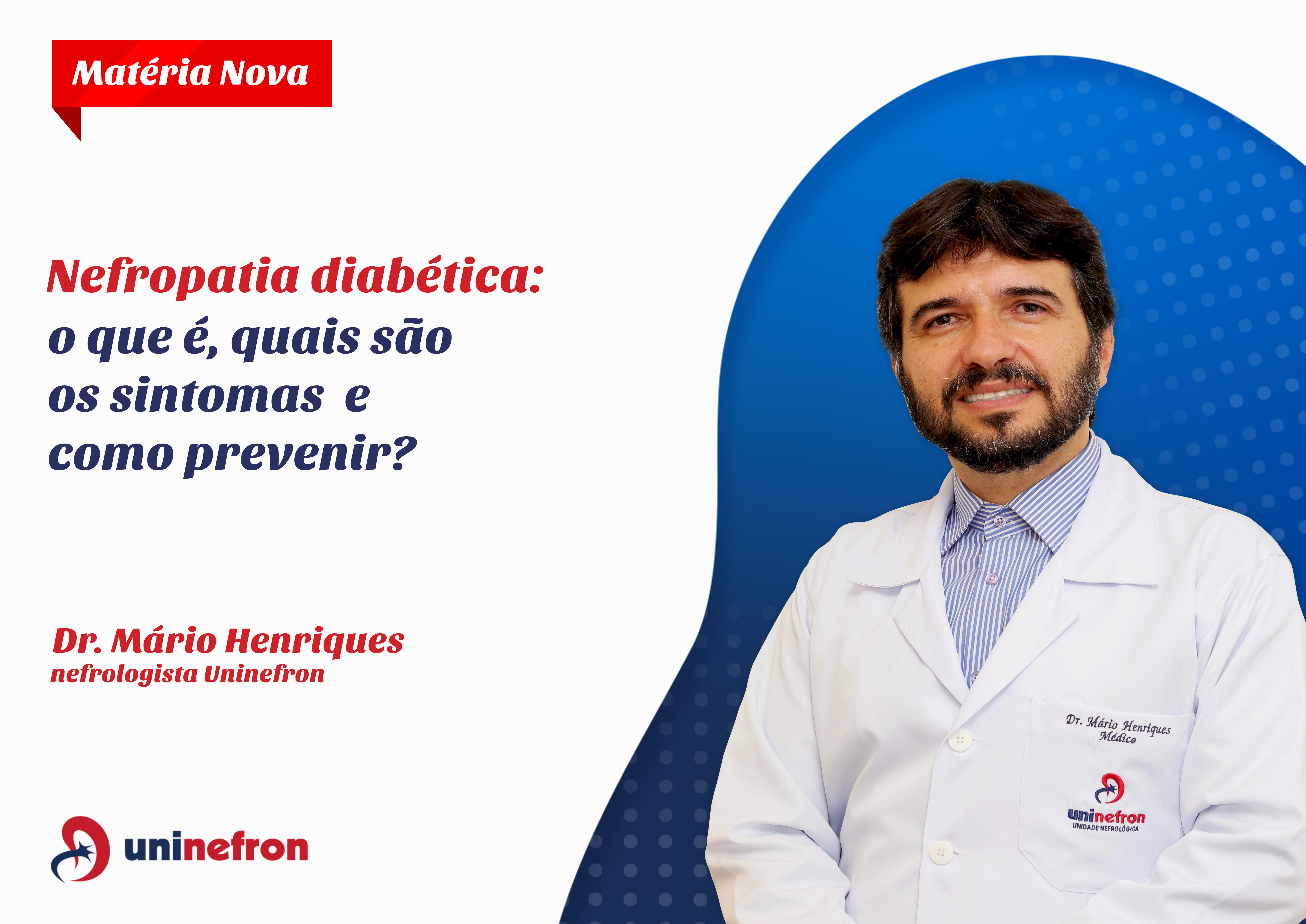 Nefropatia diabética: o que é, quais são os sintomas e como prevenir?