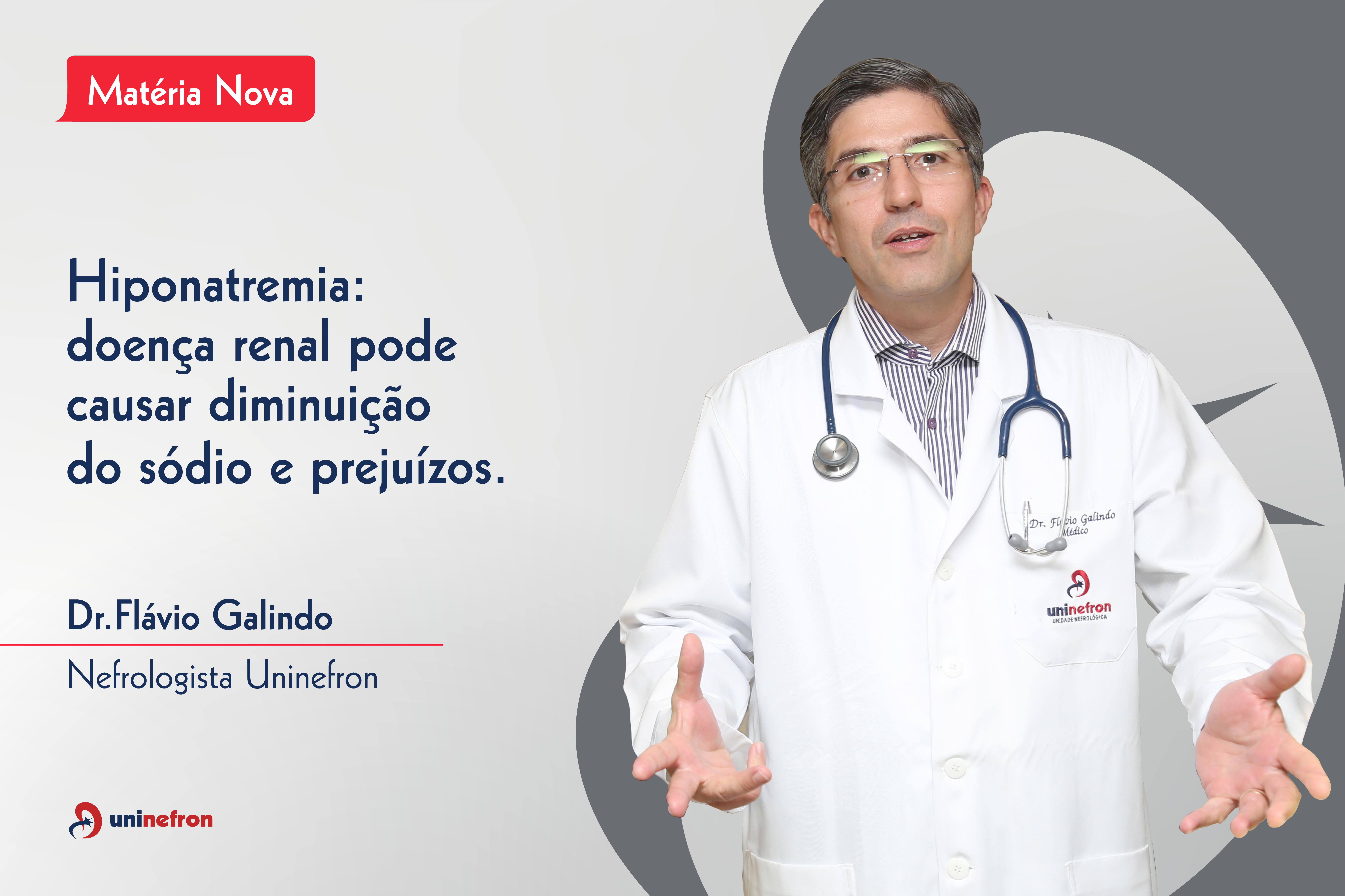 Hiponatremia: doença renal pode ocasionar  diminuição do sódio do corpo e causar prejuízos