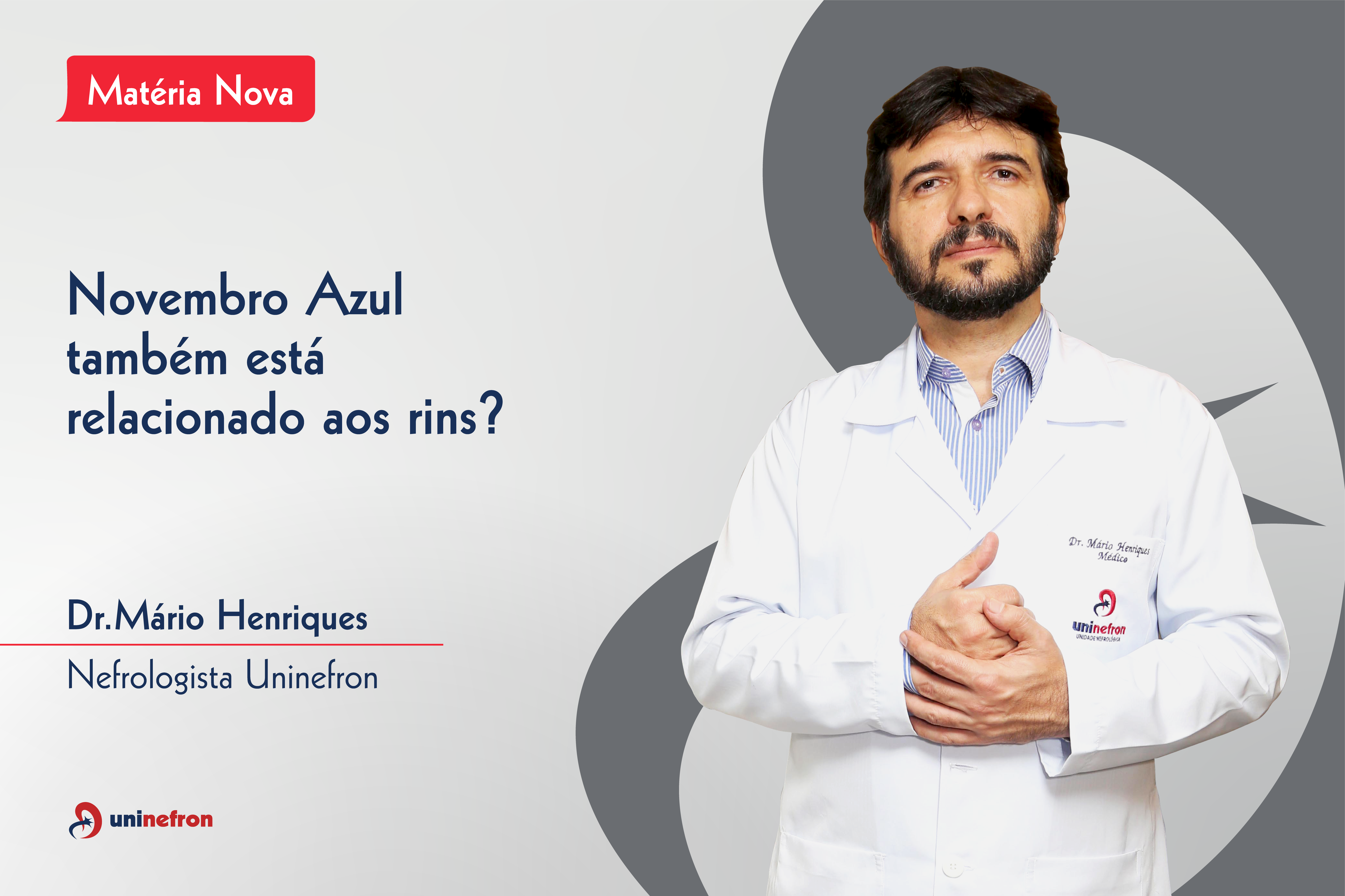Novembro Azul também está relacionado aos rins: veja os cuidados com o diabetes