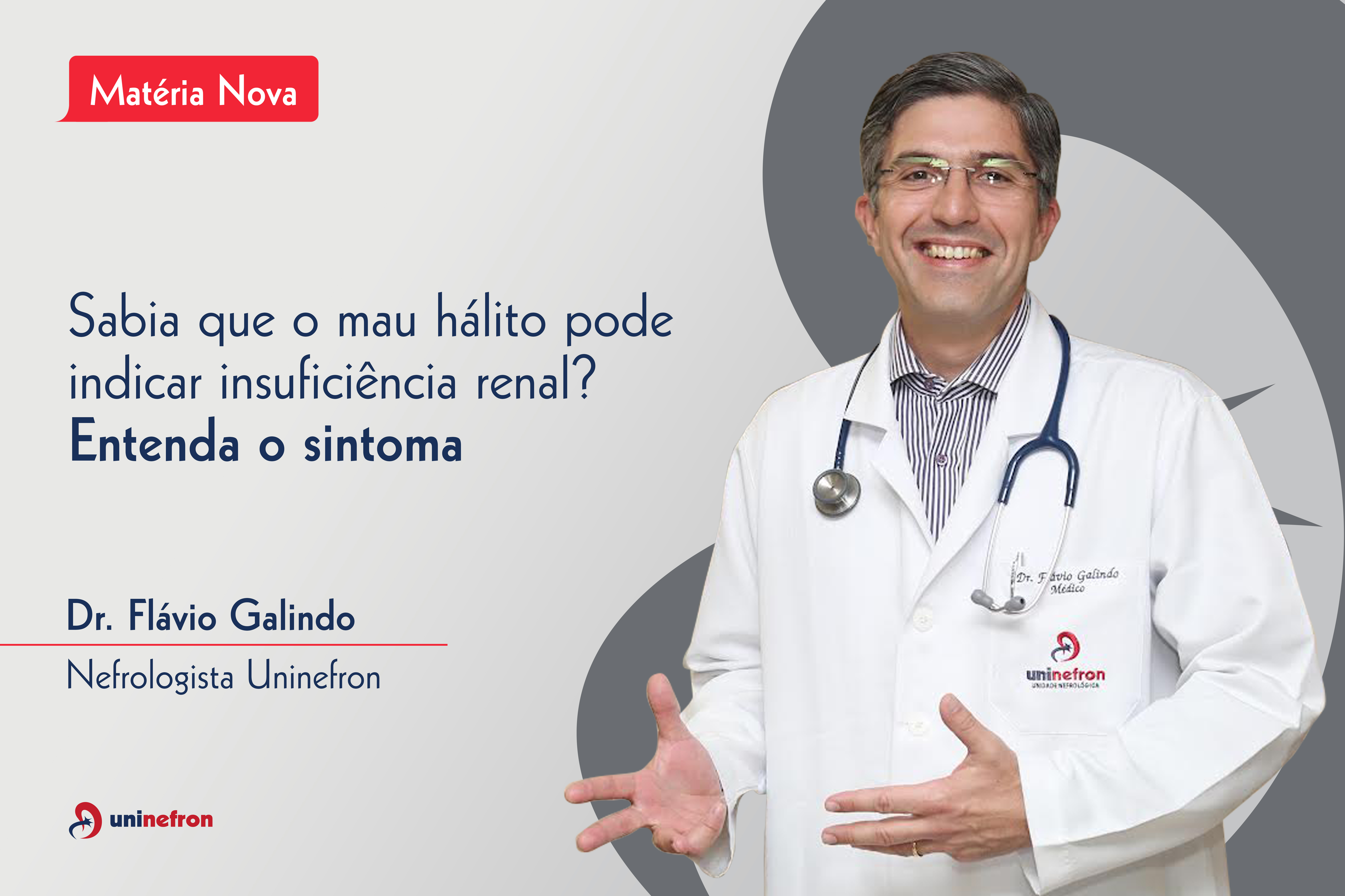 Sabia que o mau hálito pode indicar  insuficiência renal? Entenda o sintoma