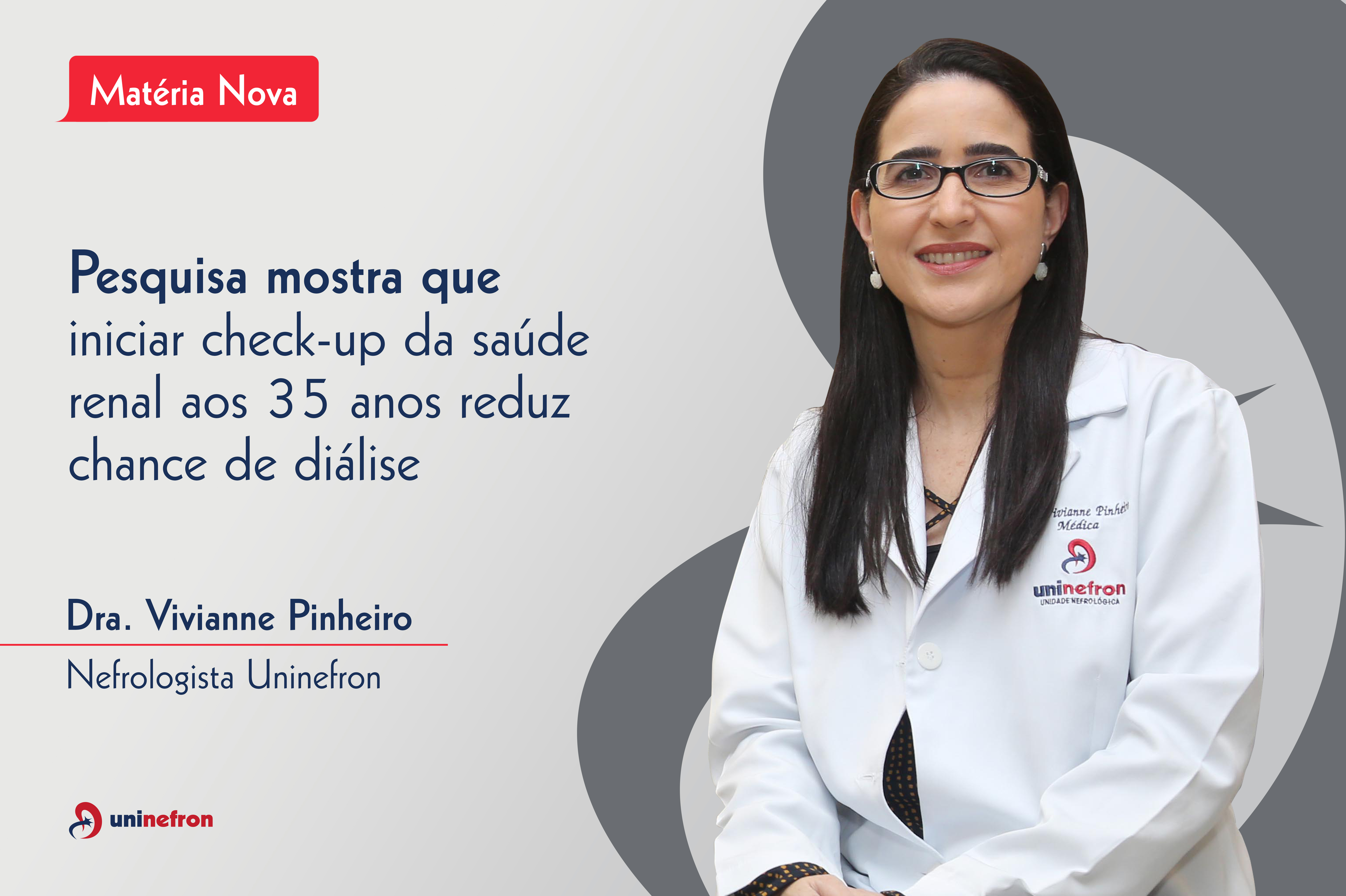 Pesquisa mostra que iniciar check-up da saúde renal aos 35 anos reduz chance de diálise