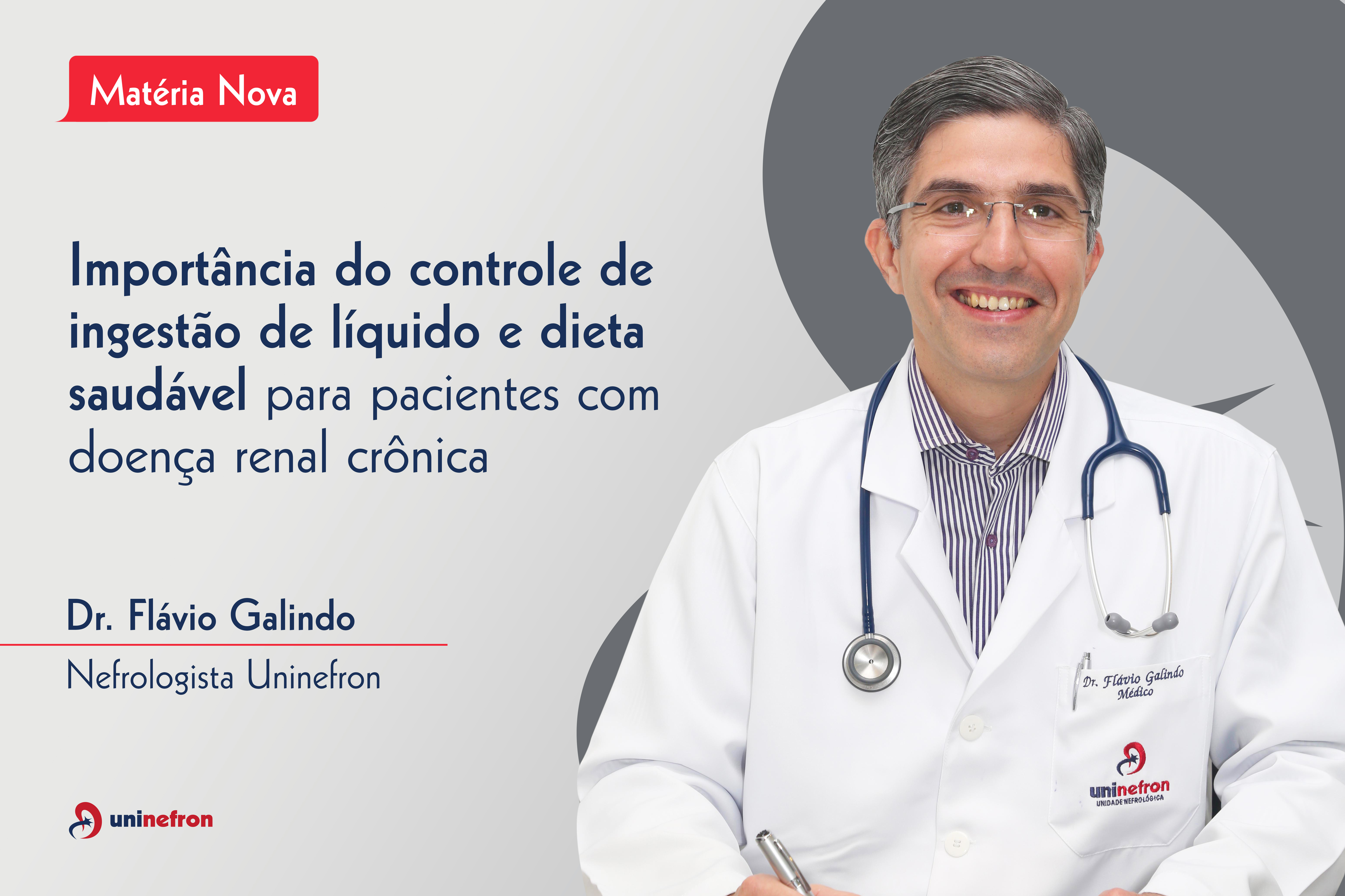 Importância do controle de ingestão de líquido e dieta saudável para pacientes com doença renal crônica