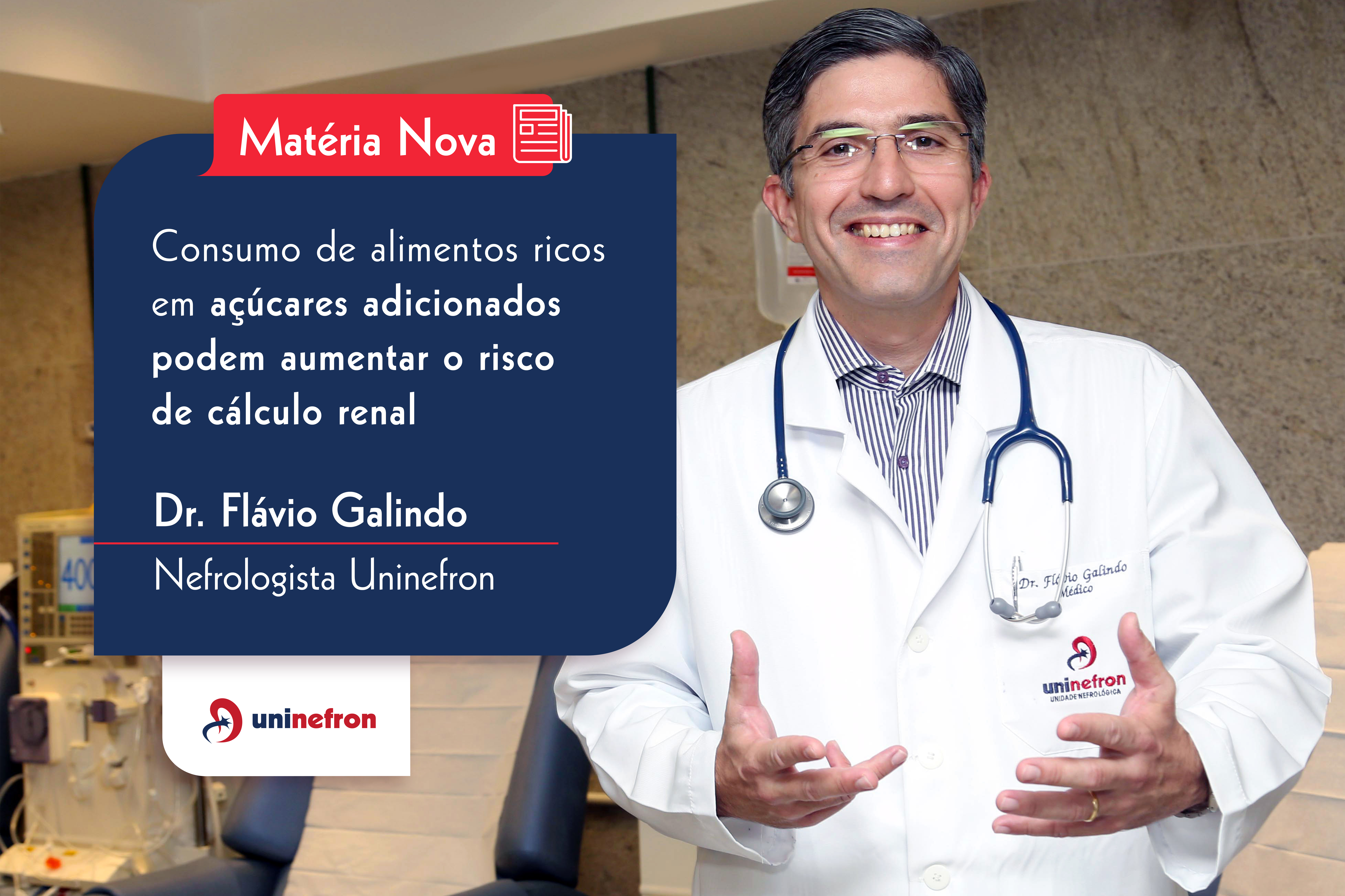 Consumo de alimentos ricos em açúcares adicionados pode aumentar o risco de cálculo renal