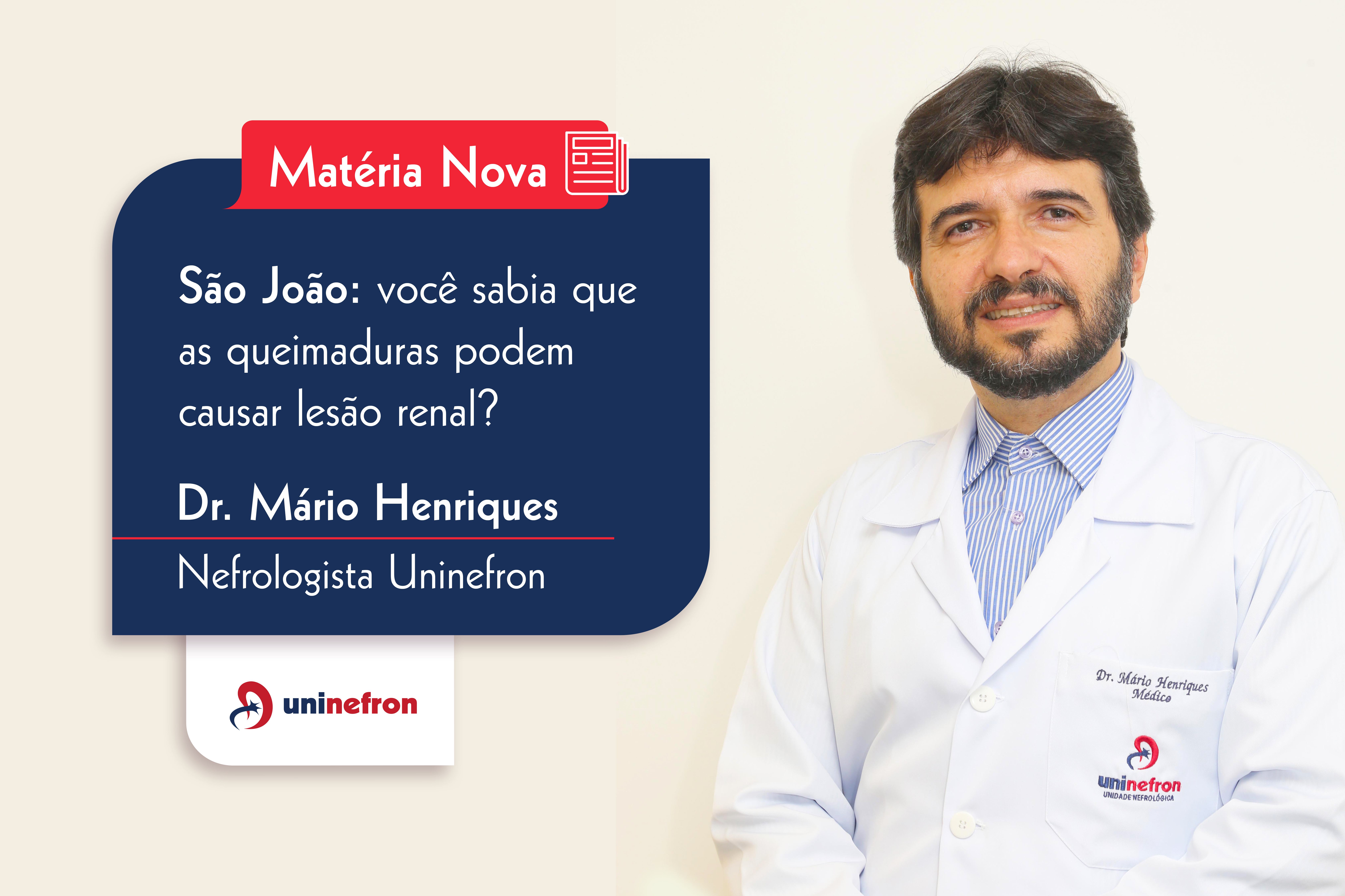 São João: você sabia que as queimaduras podem causar lesão renal?