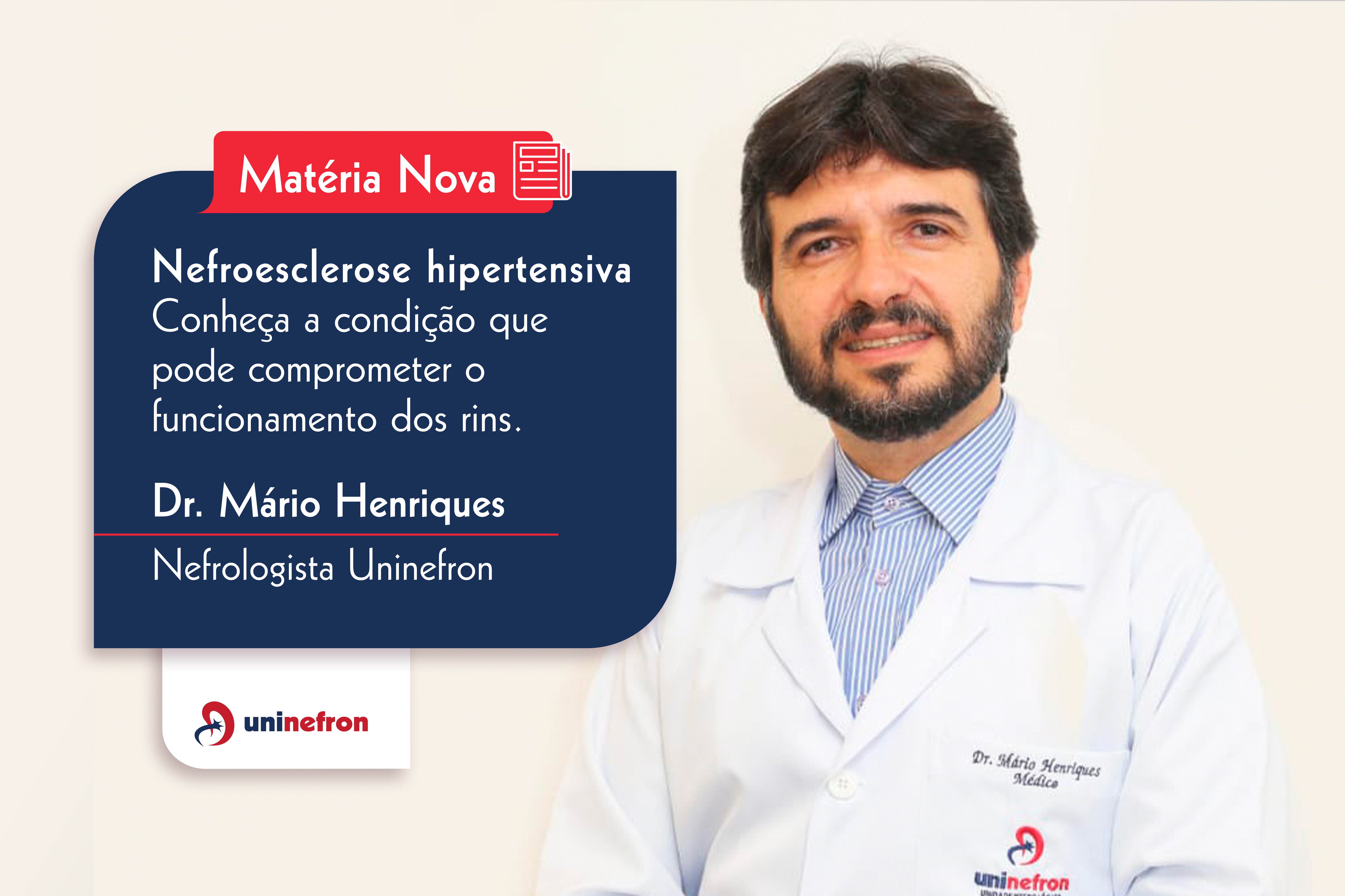 Nefroesclerose hipertensiva – Conheça a condição que pode comprometer o funcionamento dos rins