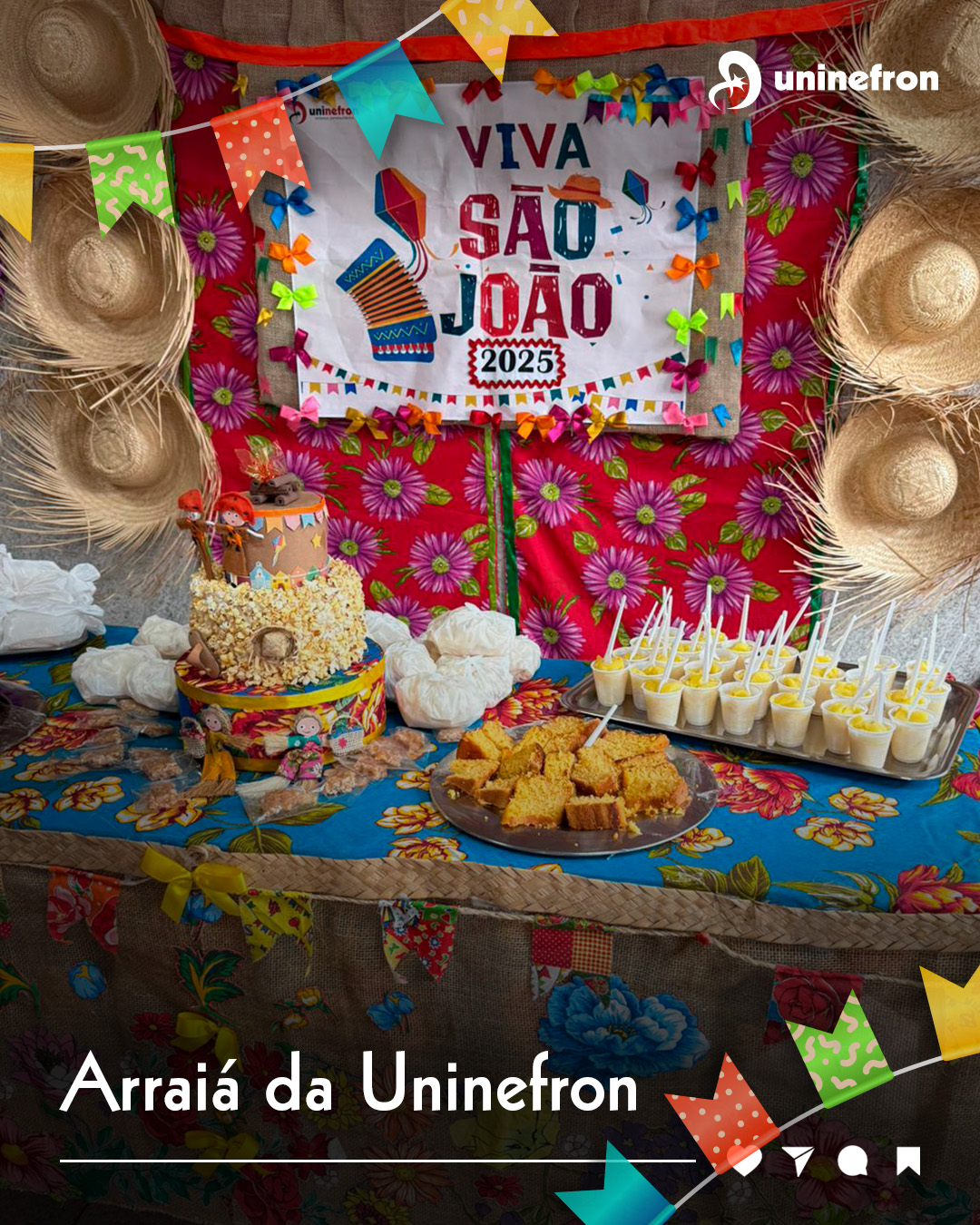 Forró pé de serra esquenta o clima e espalha alegria na Uninefron