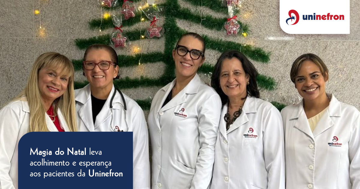 Magia do Natal leva acolhimento e esperança aos pacientes da Uninefron